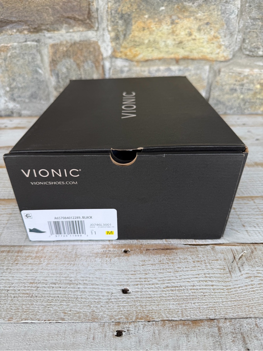 Vionic Elise Women’s Black Low-Top casual comfort Sneakers with White Sole-NWT - Picture 8 of 8